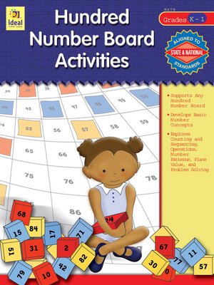 cover image of Hundred Number Board Activities, Grades K - 1